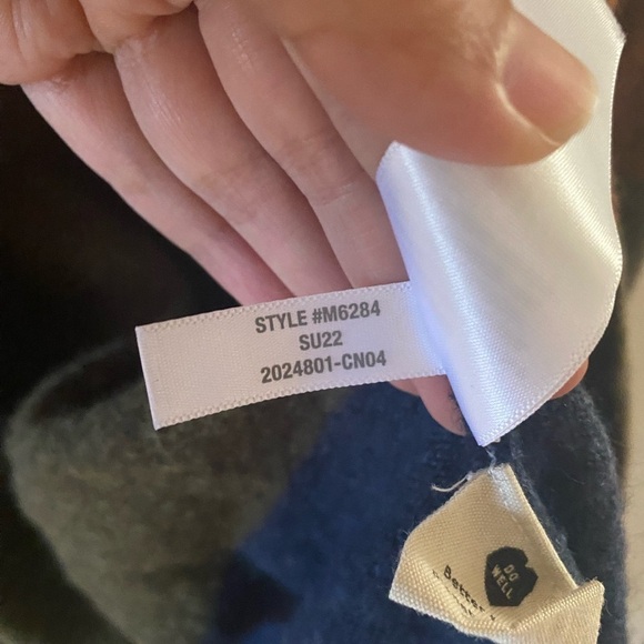 Madewell Kent Colorblock Open Front Cardigan - Picture 4 of 5